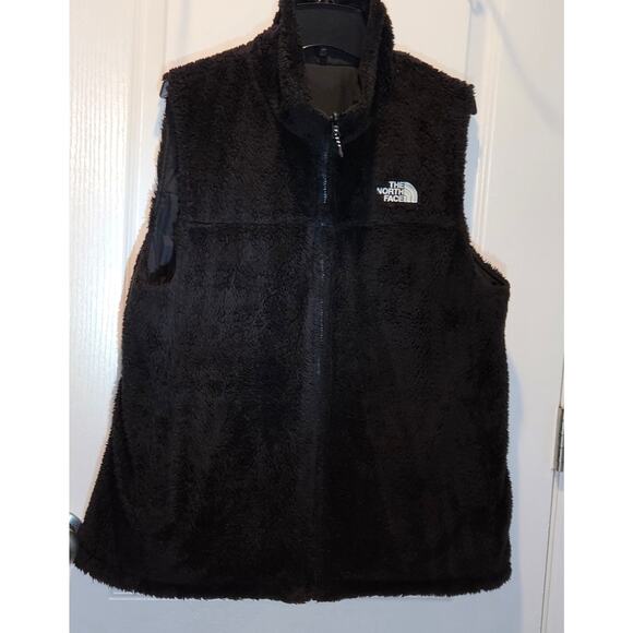 The North Face reversible vest black M/L puffer fleece unisex see measurements - Picture 3 of 8